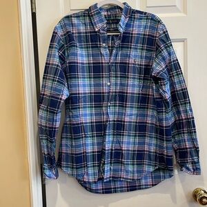 Ralph Lauren plaid men’s button down oxford